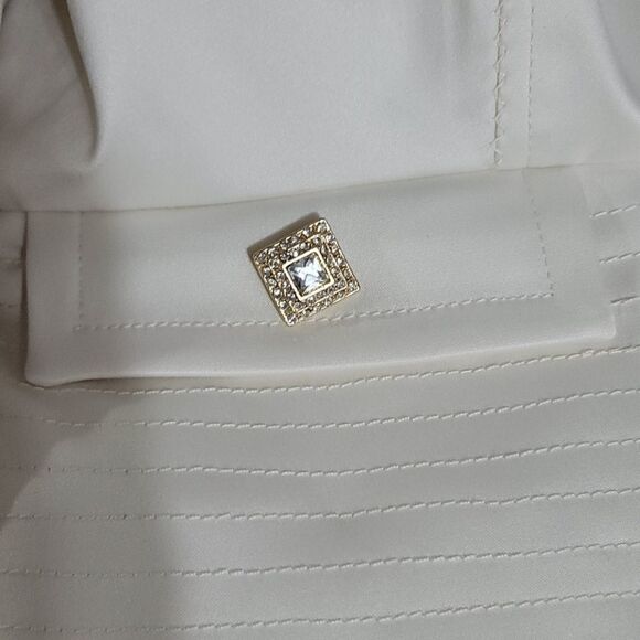 New Cache Luxe Ivory blazer size 10 - Picture 6 of 7